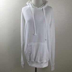 Rebel Stitch White "Text Me When You Get Home" White Hoodie Jacket m